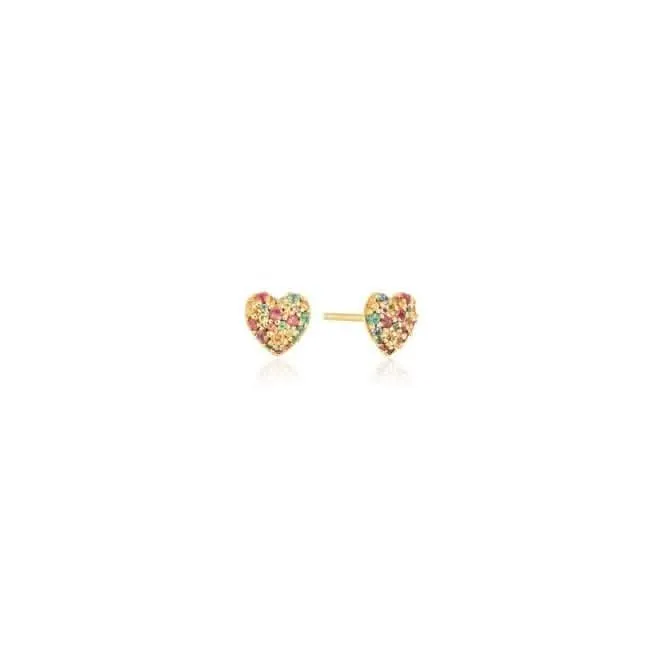 18k Gold Plated Caro Earrings SJ-E72350-XCZ-YG Sif Jakobs Jewellery