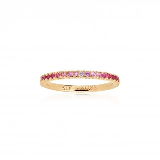 18k Gold Plated Ellera Ring SJ-R2869-GPK-YG Sif Jakobs Jewellery