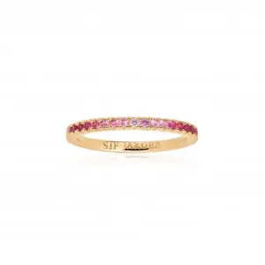 18k Gold Plated Ellera Ring SJ-R2869-GPK-YG Sif Jakobs Jewellery