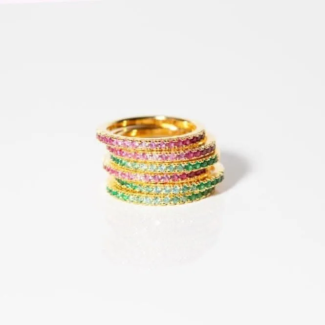 18k Gold Plated Ellera Ring SJ-R2869-GPK-YG Sif Jakobs Jewellery