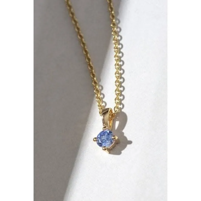 18k Gold Plated Princess Piccolo Pendant SJ-P4MMRD-BLN-YG-45 Sif Jakobs Jewellery