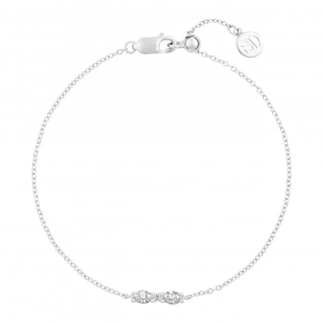 925 Sterling Silver Ellera Ovale Bracelet SJ-B2418-CZ Sif Jakobs Jewellery