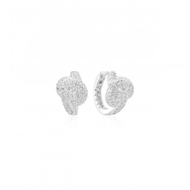 925 Sterling Silver Imperia Creolo Earrings SJ-E10752-CZ Sif Jakobs Jewellery
