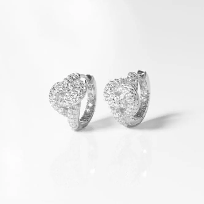 925 Sterling Silver Imperia Creolo Earrings SJ-E10752-CZ Sif Jakobs Jewellery
