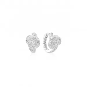 925 Sterling Silver Imperia Creolo Earrings SJ-E10752-CZ Sif Jakobs Jewellery