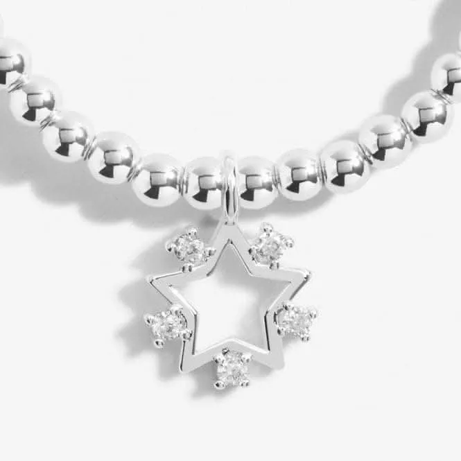A Little Biggest Supporter Silver Plated 17.5cm Bracelet 7006 Joma Jewellery