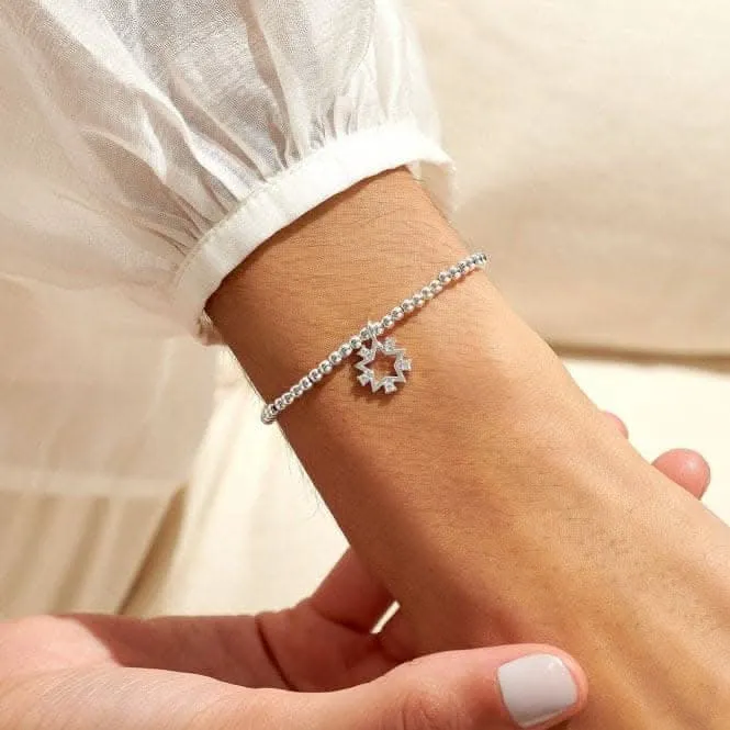 A Little Biggest Supporter Silver Plated 17.5cm Bracelet 7006 Joma Jewellery