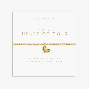A Little Heart of Gold Gold Plated Bracelet 8213 Joma Jewellery