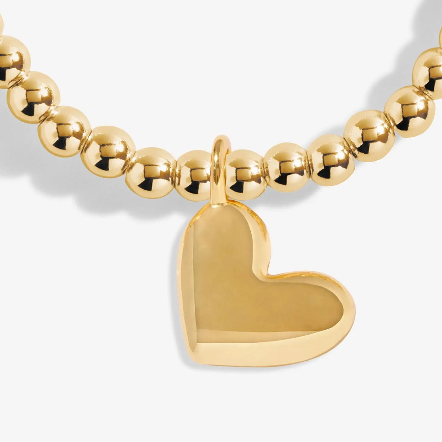 A Little Heart of Gold Gold Plated Bracelet 8213 Joma Jewellery