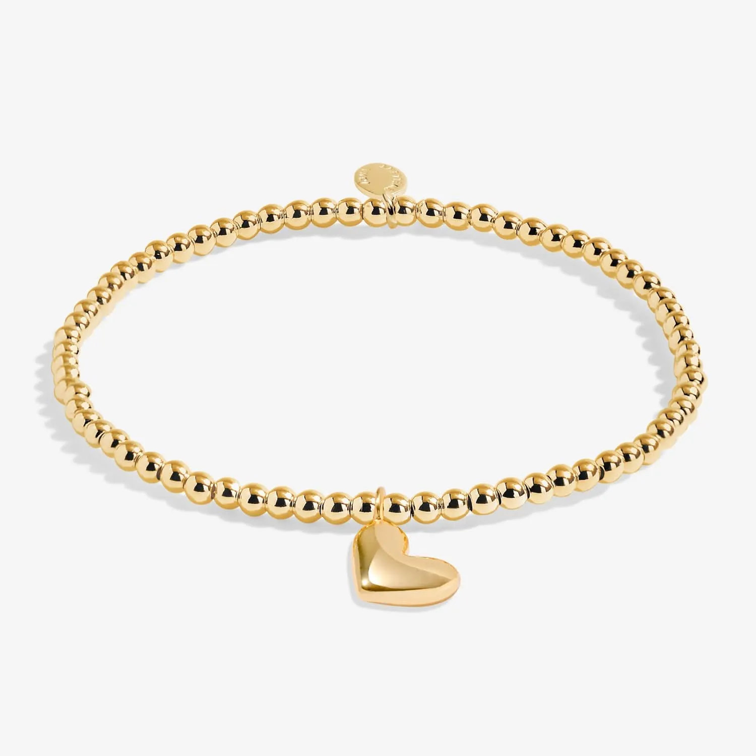 A Little Heart of Gold Gold Plated Bracelet 8213 Joma Jewellery