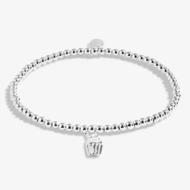 A Little Make A Birthday Wish Silver Plated 15.5cm Bracelet C721 Joma Jewellery