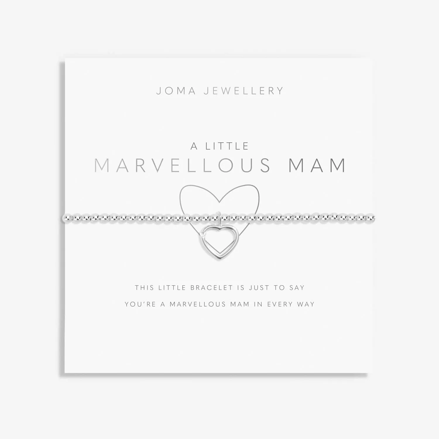 A Little Marvellous Mam Silver Plated Bracelet 8165 Joma Jewellery