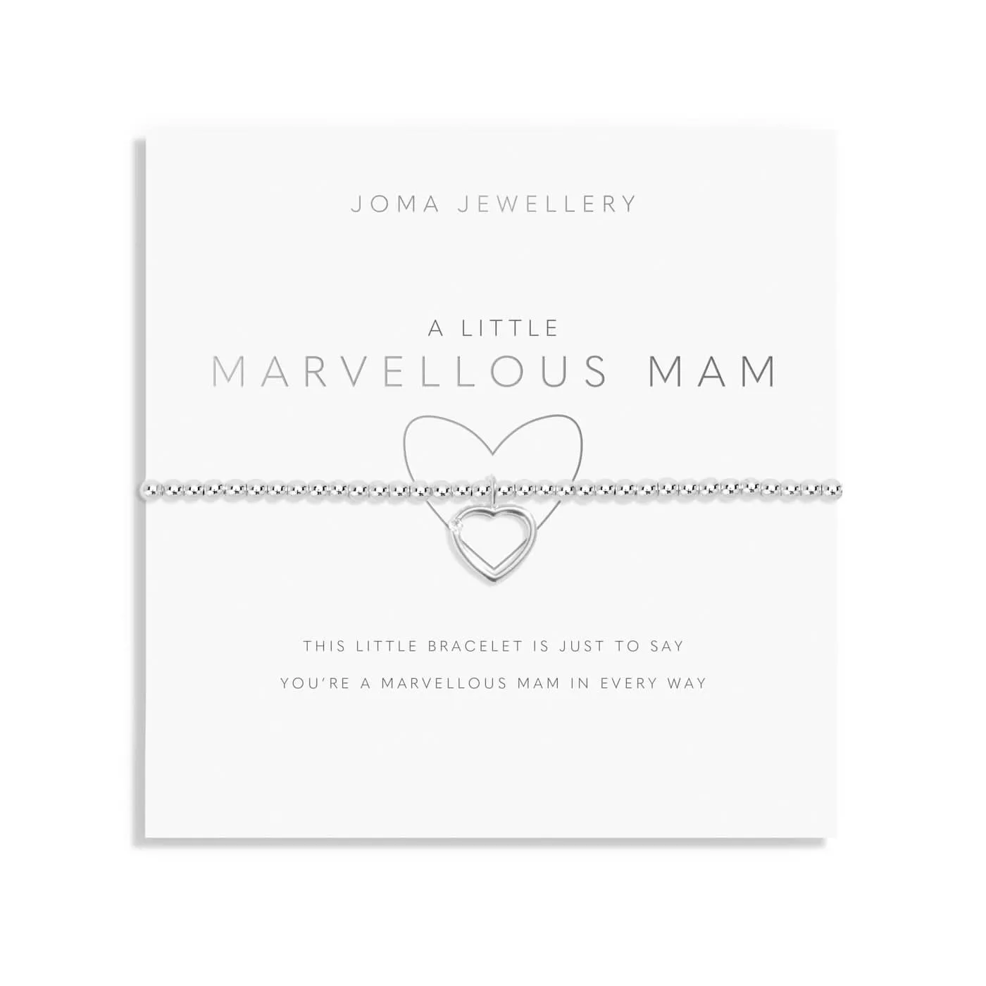 A Little Marvellous Mam Silver Plated Bracelet 8165 Joma Jewellery