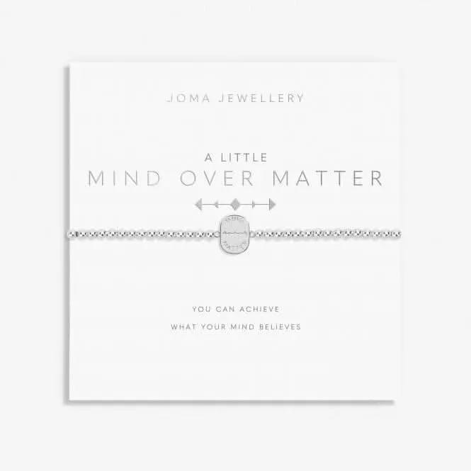 A Little Mind Over Matter Silver Plated 17.5cm Bracelet 7012 Joma Jewellery
