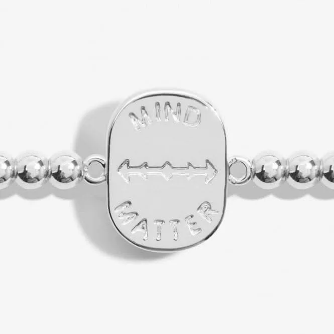A Little Mind Over Matter Silver Plated 17.5cm Bracelet 7012 Joma Jewellery