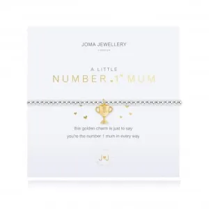 A little Number 1 Mum Bracelet 4682 Joma Jewellery