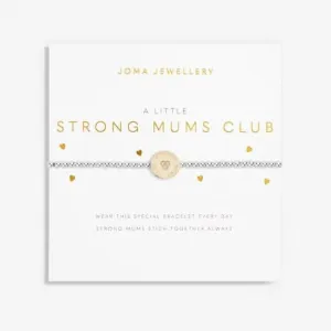 A Little Strong Mums Club Silver Gold Plated 17.5cm Bracelet 7009 Joma Jewellery