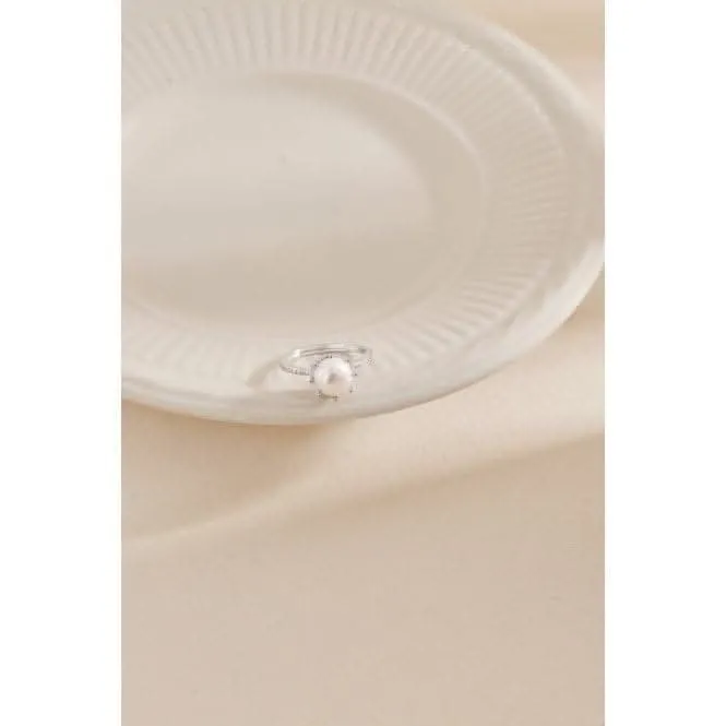 Adjustable Fresh Water Pearl Crown Ring ERLR003 Ania Haie Jewellery