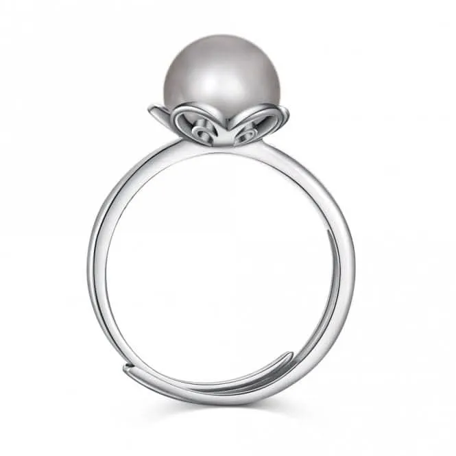 Adjustable Fresh Water Pearl Flower Ring ERLR002 Ania Haie Jewellery