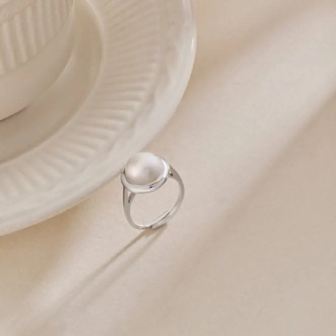 Adjustable Fresh Water Pearl Ring ERLR004 Ania Haie Jewellery