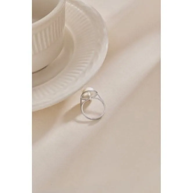 Adjustable Fresh Water Pearl Ring ERLR004 Ania Haie Jewellery