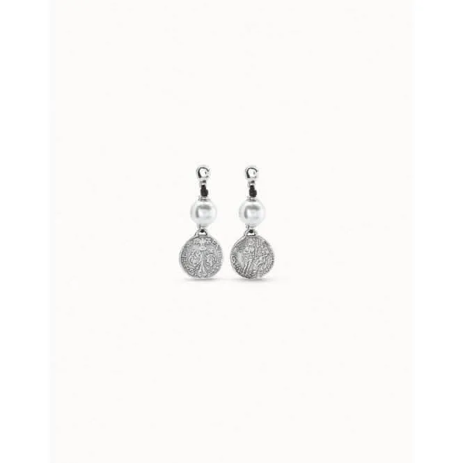 Alexandria White Pearl Shell Earrings PEN0247PL Unode50 Jewelry And Accessories