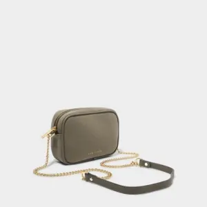 Amalfi Canvas Millie Crossbody Bag in Khaki KLB2759 Katie Loxton Jewelry And Accessories