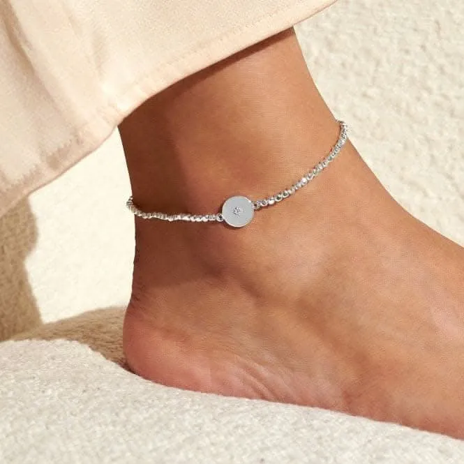 Anklet Minstrel Silver Plated Anklet 23cm Stretch Anklet 6944 Joma Jewellery