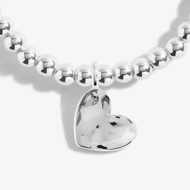 Anklet Silver Hammered Heart 5618 Joma Jewellery