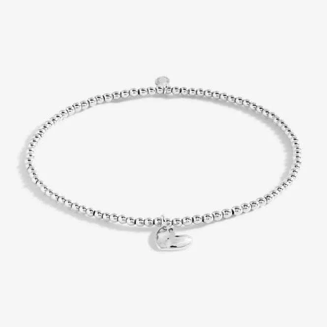 Anklet Silver Hammered Heart 5618 Joma Jewellery
