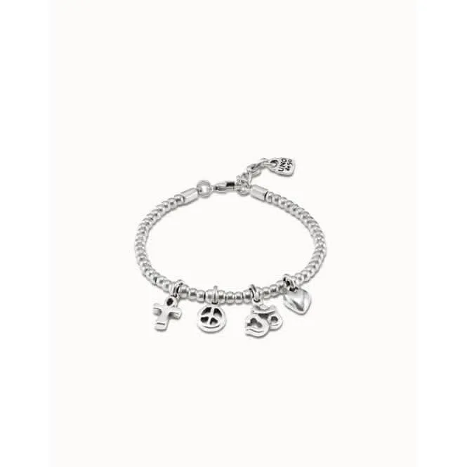Beliefs Silver Metal Bracelet Unode50 Jewelry And Accessories