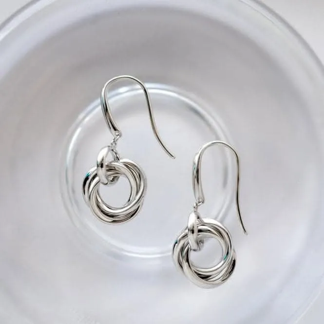 Bevel Trilogy Link Drop Earrings 6169RP Kit Heath Jewelry And Accessories