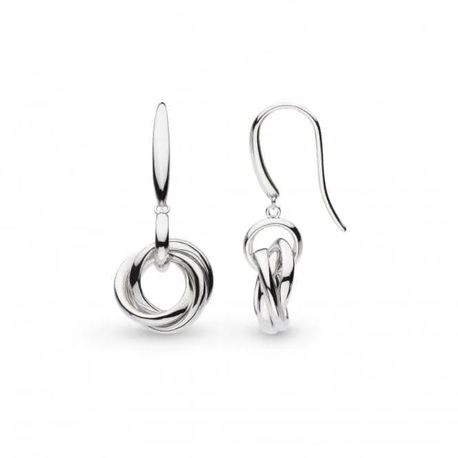 Bevel Trilogy Link Drop Earrings 6169RP Kit Heath Jewelry And Accessories