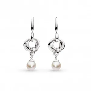 Bevel Trilogy Pearl Drop Earrings 5160FP Kit Heath Jewelry And Accessories