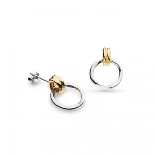 Bevel Unity Golden Drop Stud Earrings 41172GRP Kit Heath Jewelry And Accessories