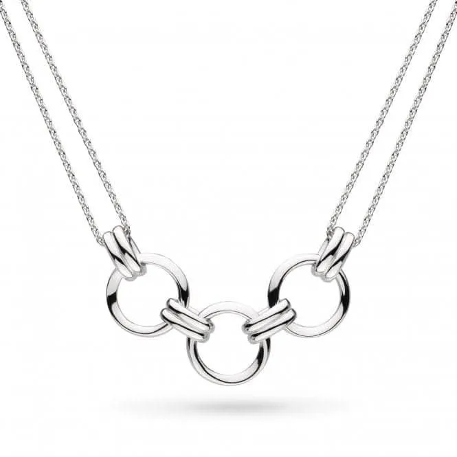 Bevel Unity Twin Chain Necklace 91173RP Kit Heath Jewelry And Accessories