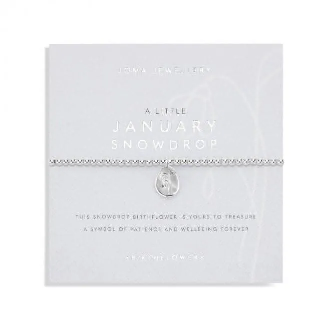 Birthflower A Little 'January' Bracelet 5625 Joma Jewellery