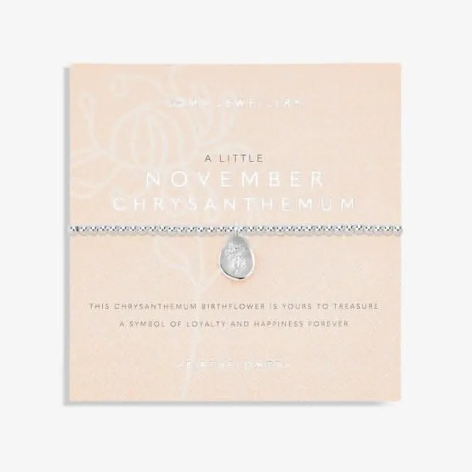 Birthflower A Little 'November' Bracelet 5635 Joma Jewellery