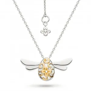 Blossom Flyte Honey Bee Gold Rhodium 18" Necklace 90338GRP Kit Heath Jewelry And Accessories