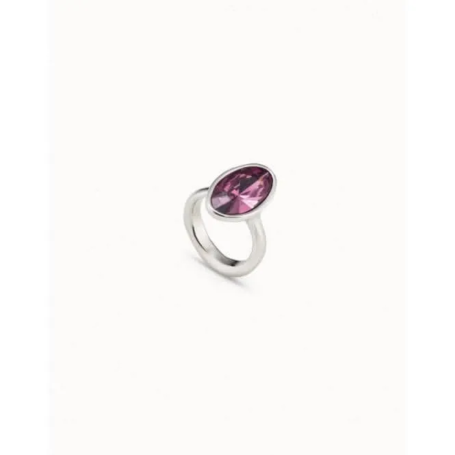 Blossom Purple Faceted Crystal Ring Unode50 Jewelry And Accessories