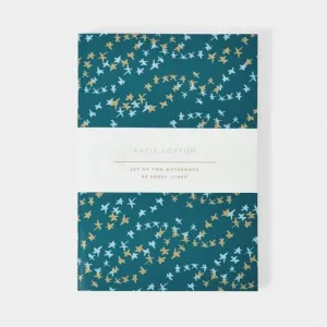 Blue Duo Pack Notebooks KLST203 Katie Loxton Jewelry And Accessories