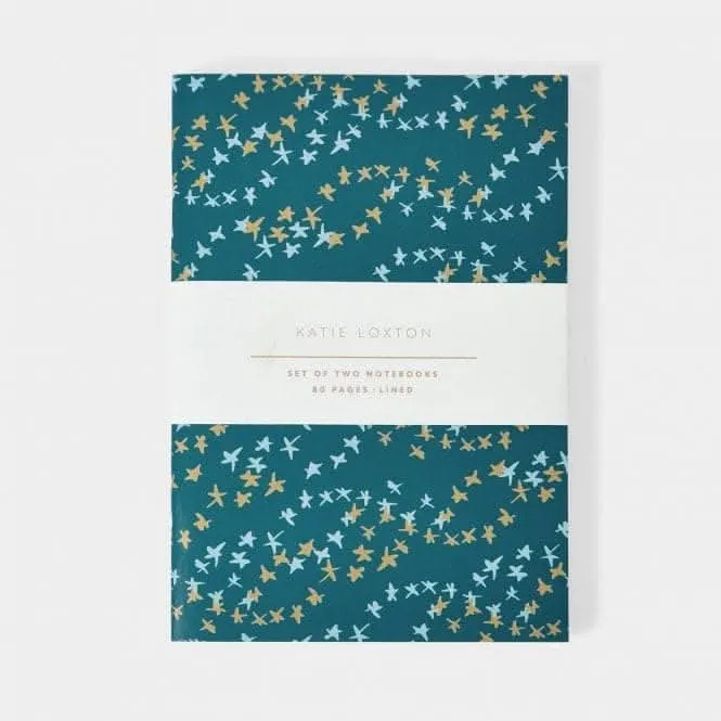 Blue Duo Pack Notebooks KLST203 Katie Loxton Jewelry And Accessories