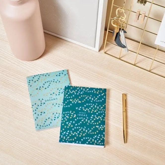 Blue Duo Pack Notebooks KLST203 Katie Loxton Jewelry And Accessories