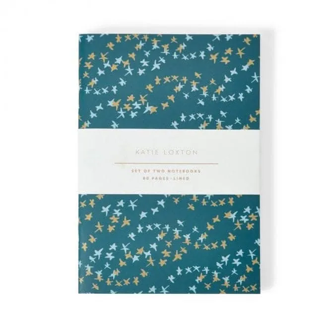 Blue Duo Pack Notebooks KLST203 Katie Loxton Jewelry And Accessories