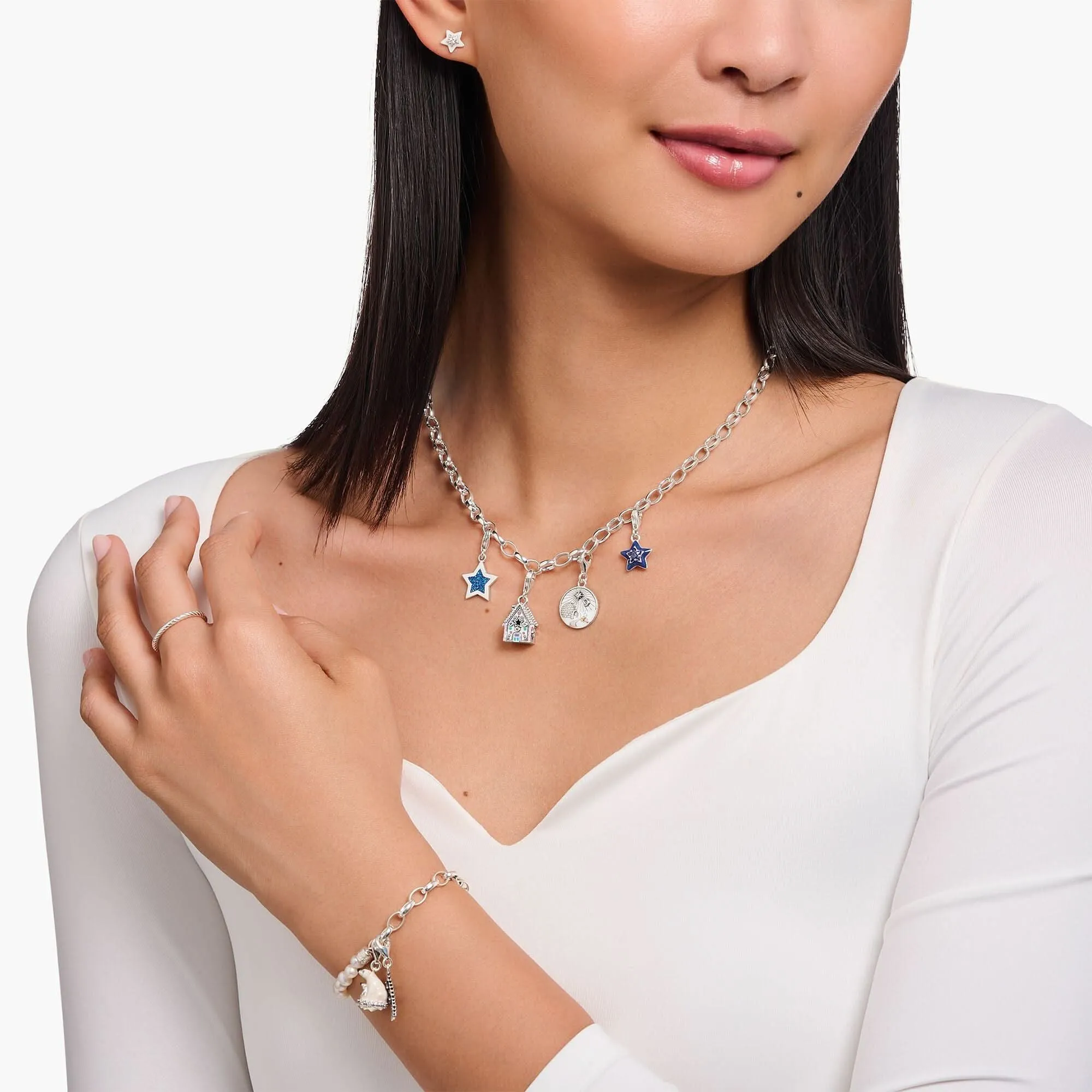 Blue Star charm 2055-007-32 Thomas Sabo Collectable Charms