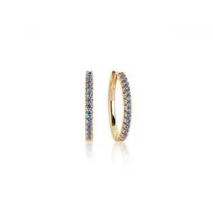 Blue Zirconia Ellera Grande Earrings SJ-E2869-BLN(YG) Sif Jakobs Jewellery