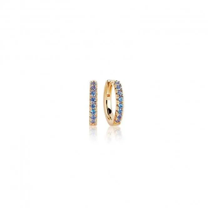 Blue Zirconia Ellera Medio Earrings SJ-E2859-BLN(YG) Sif Jakobs Jewellery