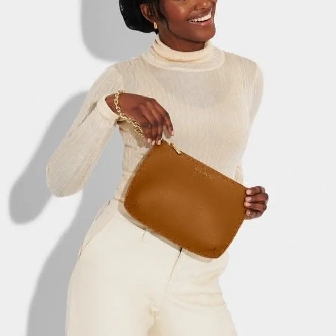 Brown Astrid Clutch KLB3085 Katie Loxton Jewelry And Accessories