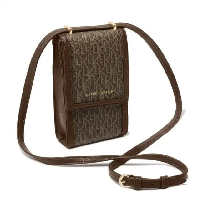 Brown Signature Cell Bag KLB2924 Katie Loxton Jewelry And Accessories