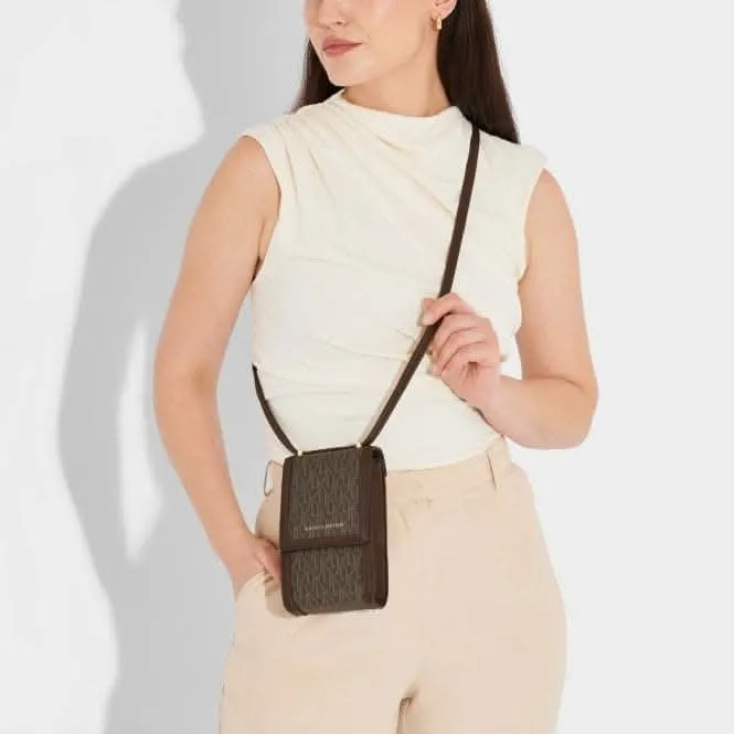 Brown Signature Cell Bag KLB2924 Katie Loxton Jewelry And Accessories